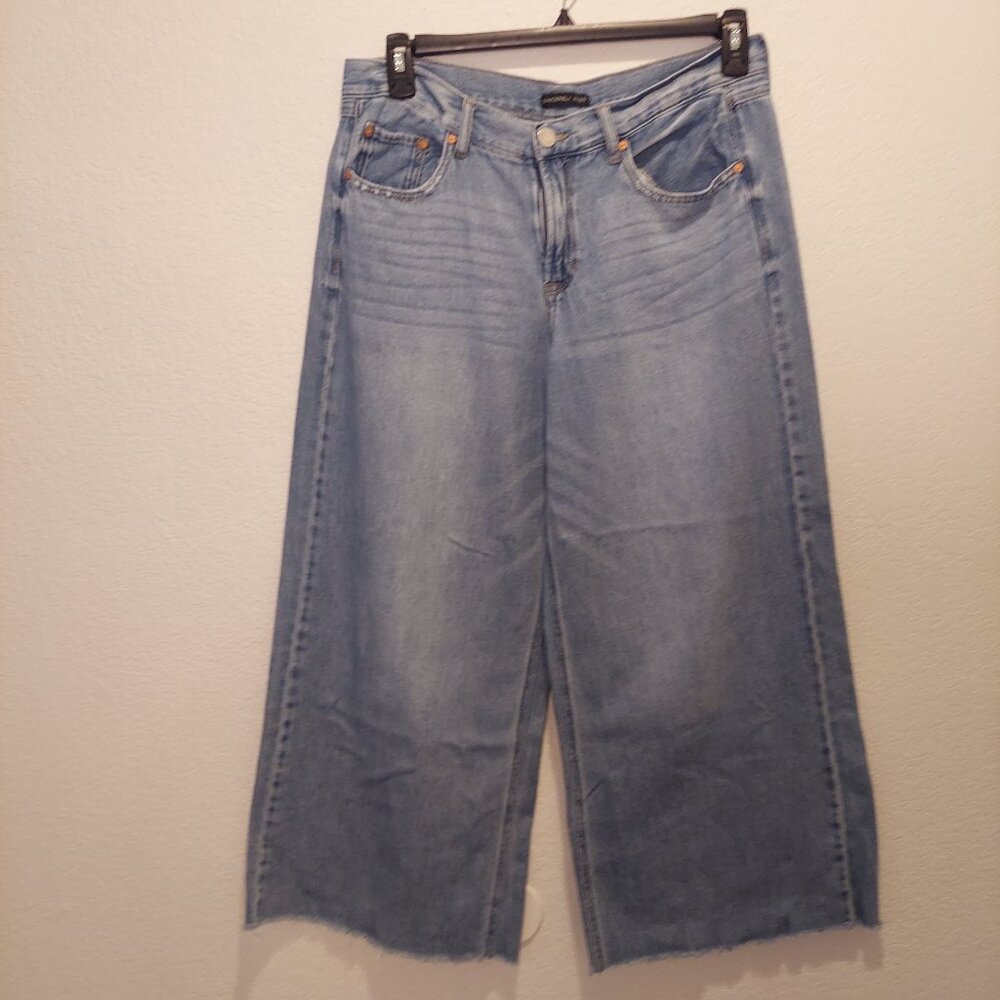 Sincerely Jules Wide Leg Light Wash 100% Cotton Size 11/30 - Picture 2 of 10